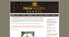 Desktop Screenshot of newhorizonkennel.com